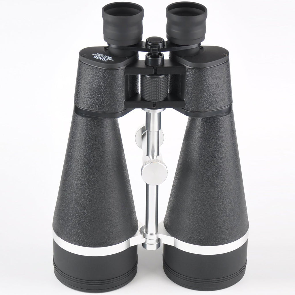 20x80 Astronomy Binocular for Adults High Powered, Giant Binocular with Braced-in Tripod Adapter,Carrying Case,Protective Shield,and Digiscoping Phone Adapter-Binoculars for Bird Watching Shooting