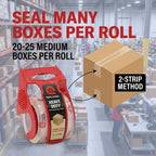 BOX USA Moving Boxes 18"L x 14"W x 12"H (10-Pack) Medium + Packaging Tape - Shipping, Mailing, Packing, Packaging and Storage