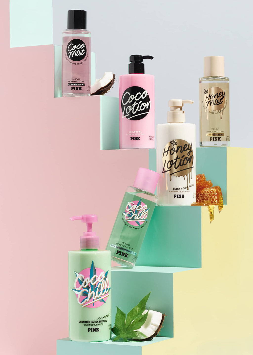 Victoria's Secret Pink Honey Body Mist with Essential Oils