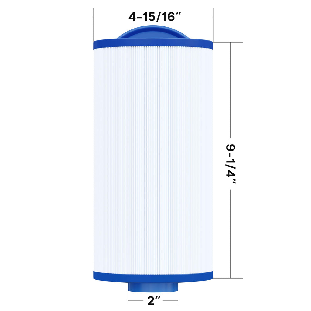 Cryspool® 04060 Spa Filter Compatible with PMA-R3/268548 with Closed Handle, 4CH-935, PWW35L, FC-0170, X268554, X268535, 817-4035, 35 Sq. Ft Hot Tub Filter Cartridge, 2 Pack