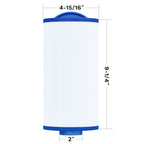Cryspool® 04060 Spa Filter Compatible with PMA-R3/268548 with Closed Handle, 4CH-935, PWW35L, FC-0170, X268554, X268535, 817-4035, 35 Sq. Ft Hot Tub Filter Cartridge, 2 Pack