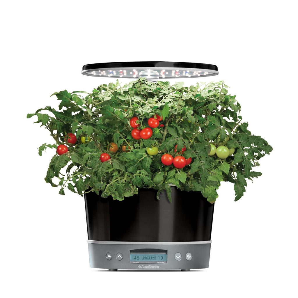 AeroGarden Harvest Elite 360, Platinum Stainless