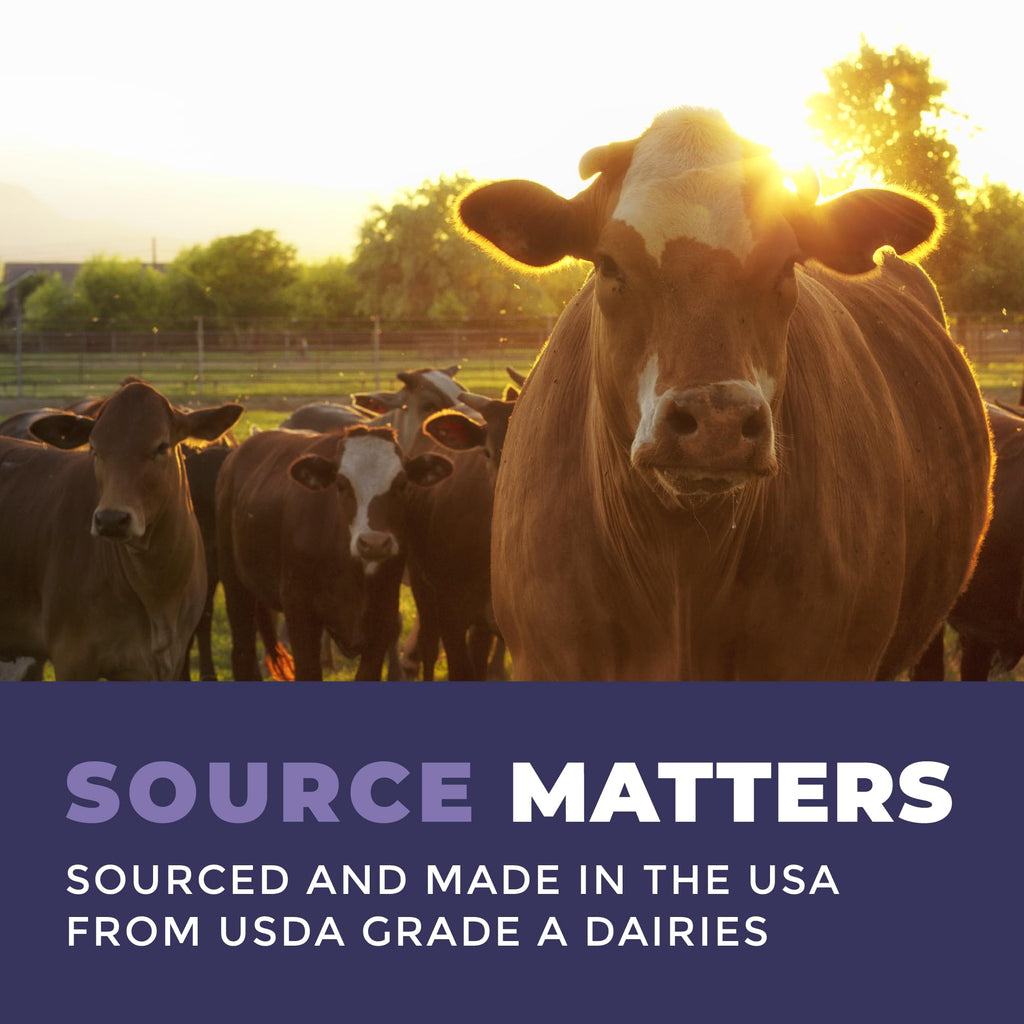Colostrum Powder – USA Sourced Bovine Colostrum for Humans for Immune Support, Gut Health, Muscle Recovery - Single Ingredient, No Additives, Grass Fed, Non-GMO Colostrum Supplement for Women and Men