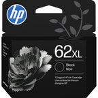 HP 62XL Black High-Yield Ink Cartridges | Works with Envy 5540, 5640, 5660, 7640, OfficeJet 5740, 8040, Mobile 200, 250 | C2P05AN | Packaging May Vary