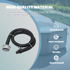 spa replacement parts,Lay Z Spa Hot Tub Air Inflate Inflation Hose Pipe Tube P6931,Fits Coleman, Intex, Bestway & Lay Z Spa Hot Tub, Black Saluspa Hot Tub Replacement Parts with Connecting Nut