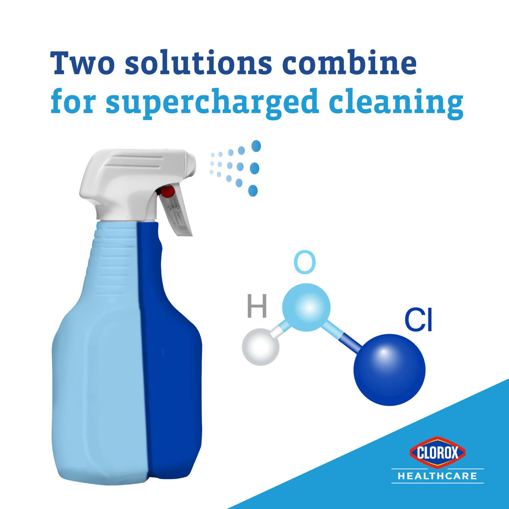 Clorox Healthcare Fuzion Cleaner Disinfectant Spray, 32 Fluid Ounces (Package May Vary)