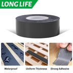 Felizshop Joist Tape for Decking, 2" x 50' Butyl Deck Tape Waterproof Seal and Weather Resistance Self-Adhesive Flashing Tape,Anti-Corrosion for Wood Joists and Beams-Black (8 Roll)