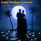 Liliful 36 Pcs Floating Lights Lotus Floating Lanterns Artificial Lily Pads with LED Lights Battery Operated for Pool Party Garden & Pond Summer Decoration (3.94 Inch,White)