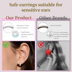 Limerencia G23 Pure Hypoallergenic Titanium Huggie Hoop Earrings