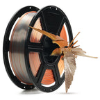 FLASHFORGE Silk Tri-Color Filament, Gold, Silver and Copper 3 in 1 Coextrusion Silk PLA Filament 1.75mm, 3D Printer Filament Color Change 1kg(2.2lbs) Spool, Dimensional Accuracy +/- 0.02mm