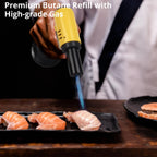 TBTeek Butane Refill, Ultra-Refined Lighter Fluid Refill, 100ml Butane Fuel Refill, Butane Canister for Torch Lighter, Butane Torch, Kitchen Blow Torch (2 Can)
