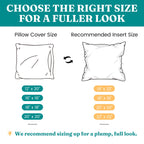 Oubonun 18 x 18 Throw Pillow Inserts
