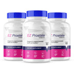 (3 Pack) EZ Prostate Capsules, Official EZ Prostate Supplement, EZProstate Pills, EZProstate Support Supplement, Advanced Formula for Health and Wellness, 3 Month Supply 90 Servings (180 Capsules)