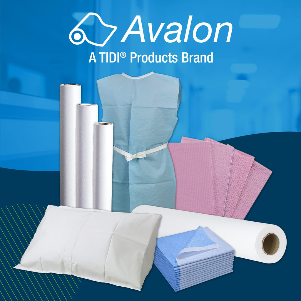 TIDI 359 Avalon Disposable Stretcher Sheet, 40 in x 90 in, 50 Count