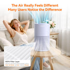AIRROMI Air Purifier for Bedroom with A2001 Lavender Purple