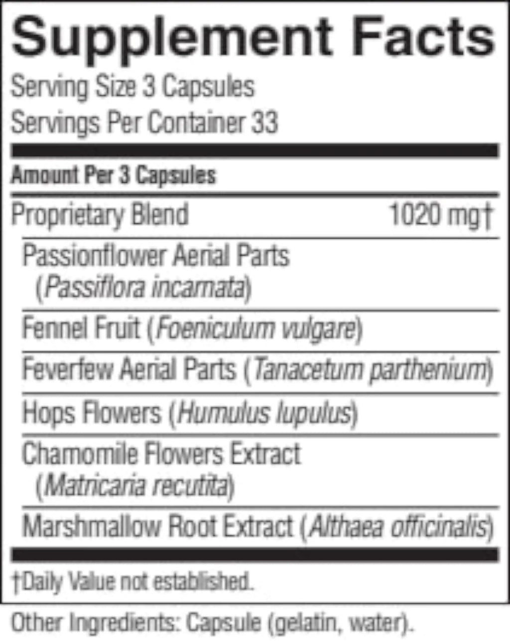 Nature's Sunshine Stress-J, 100 Capsules | This Natural Stress Relief Formula Promotes Feelings of Calm and Helps with Occasional Stress