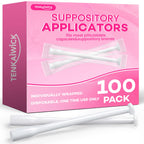 TENKAIWICK Disposable Applicator 100 Packs, Fits 0/00 Capsules & Pills, Individually Wrapped