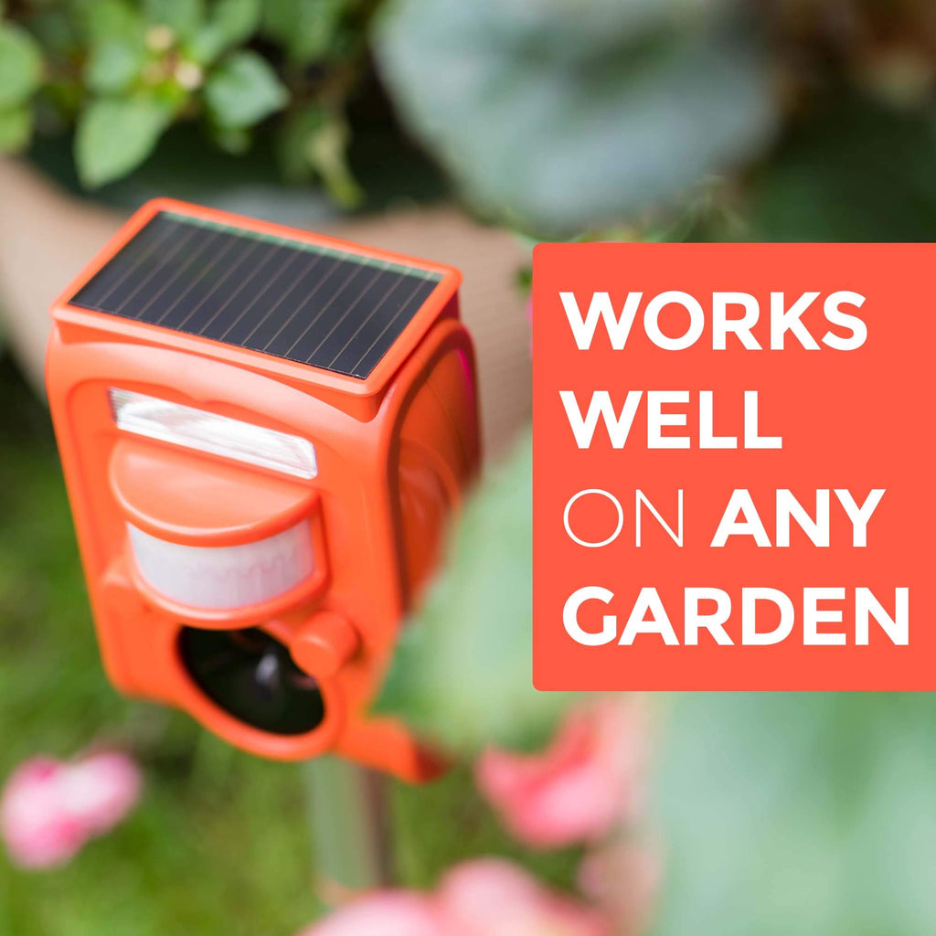 Duranom ultrasonic Animal Repellent Solar Powered