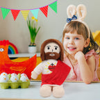 Yelakey 13" Jesus Plush Doll, Jesus Plushie Stuffed Doll Toy for Kids