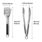 OXO Outdoor Grilling Turner and Tongs Set