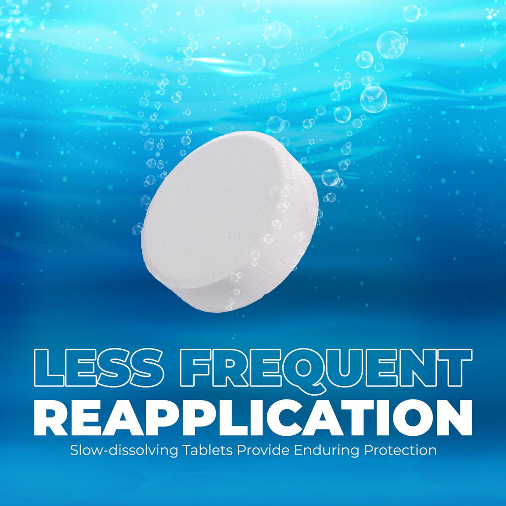 Xtremeclear 3-Inch Chlorine Tablets 99% Pure Tri-Chlor for Swimming Pools Above Ground, InGround, Spa, Hot Tub 10lbs Bucket - Individually Wrapped Stabilized Sanitizer Slow Dissolving