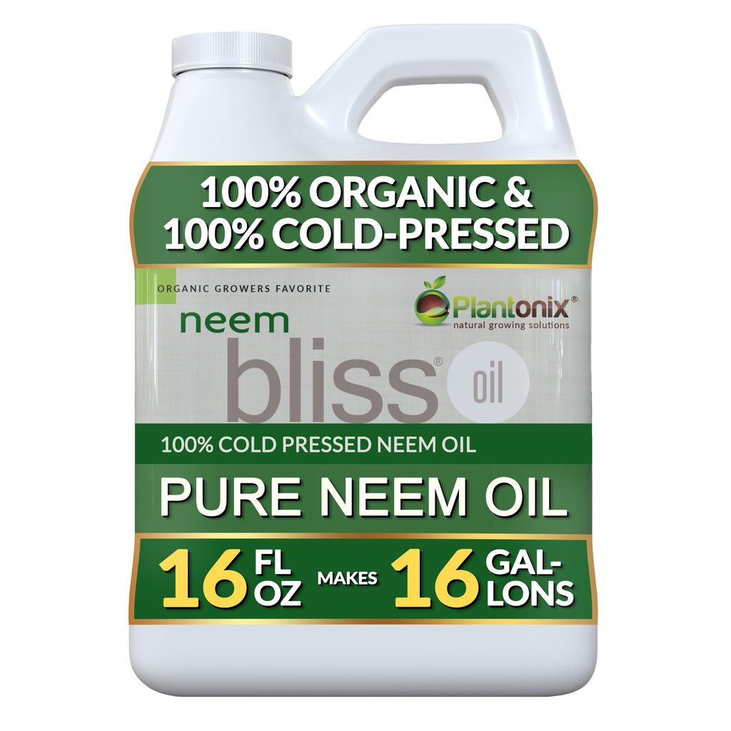 Neem Bliss (16 Fl Oz) - Pure Neem Oil Concentrate - 100% Cold Pressed Neem Oil - All-Natural Neem Oil Concentrate - Pure Neem Oil Extract - Unrefined Neem Oil for Hair - Neem Seed Oil Concentrate