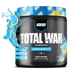 REDCON1 Total War Pre Workout Powder | Blue Lemonade | 320mg Caffeine + Citrulline Malate + Beta Alanine (30 Servings)
