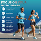 Hydrogen Water Tablets H2 Promote Metabolism Function Cellular Molecular Tablets with Magnesium Supplement for Brain Health Cognition Energy Boost Antioxidant