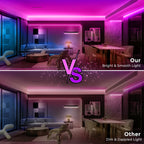 YILINM LED neon Lights,50FT RGB Neon Rope Lights,with Remote Control/APP Control,Music Sync,Timer Function,IP67 Waterproof Flexible Neon Strip Lights,for Bedroom Gaming Outdoors Decor