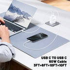 QZIIW iPhone 18 17 16 Pro Max Fast Charger,45W Dual Port USB C Fast Charger