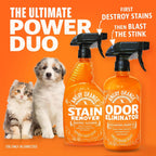 ANGRY ORANGE Pet Odor Eliminator, Removes Dog and Cat Urine Bad Smell 24 Oz
