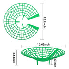codree 10 Pack Strawberry Plant Supports, Strawberry Plant Stand with 3 Sturdy Legs, Strawberry Growing Racks, Strawberry Growing Frame, Protecting Strawberry Plants from Mold, Rot and Dirt, Green