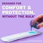 Poise Ultra Thin Incontinence & Postpartum Pads with Wings for Bladder Leaks, 5 Drop Maximum Absorbency, Long Length, 60 Count (Packaging May Vary)