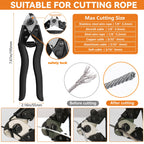 TooTaci 1/8 Stainless Steel Cable Kit, 150ft 1/8 Wire Rope with Crimping Tool & Cutter, Turnbuckle Wire Tensioner Kit, 7×7 Strands Aircraft Cable for Deck Railing, String Light Hanging, Curtain