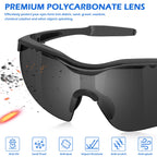 OXG 12 Pack Safety Glasses, ANSI Z87.1 Impact Resistant Anti-Scratch Safety Goggles for Men Women Youth (Grey)