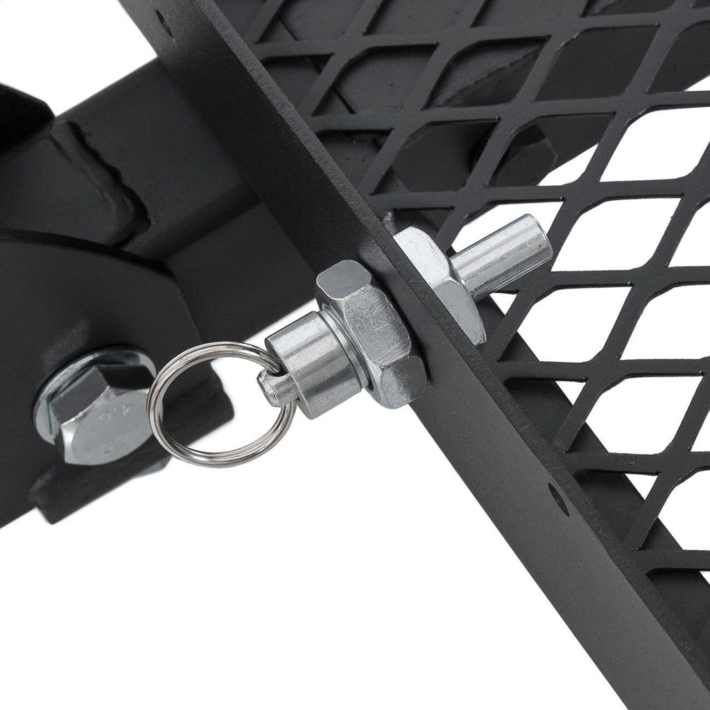 New Mobility Carrier Ramp Hitch Mounted 46.2 x 26.8 x 38.7 500 lbs for Wheelchair Electric Scooter Medical Disability with Rack Ramp Capacity Steel w/3" Rail Fit 2" Hitch Receiver SUV Truck Van Car
