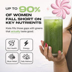 Kiala Nutrition Super Greens, Organic Greens Powder with Spirulina & Chlorella for Digestion, Gut Health, Immunity, Adaptogens, Energy, Gluten Free, Vegan, Sugar Free, Tropical Splash, 30 Servings