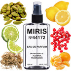 MIRIS No. 44172, Inspired by Prive Vetiver d Hiver, Long-Lasting Eau de Parfum for Men, Spray 3.4 Fl Oz / 100 ml