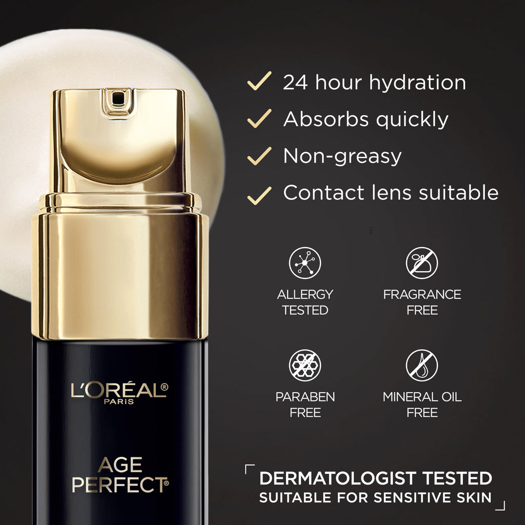L'Oreal Paris Age Perfect Cell Renewal Anti-Aging Eye Cream, For Dark Circles & Puffiness 0.5 Fl oz