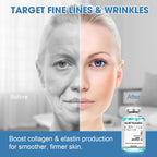 Stem Cell Serum for Face, 2 Pcs Microneedling Serum Ampoule for Anti-Aging, Helps Reduce the Look of Wrinkles and Scars, Hydrating Facial Serum to Use with and Without Micro Needling