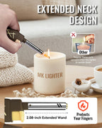 MK Lighter 5pcs. Outdoor Series Candle Lighters, Windproof Torch Flame, BBQ Grills, Camping Lighters, Outdoor Activities, Refillable Butane, Multipurpose Lighters (Assorted-5pc)