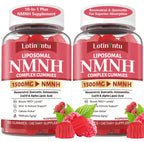 2Pack 1500MG Liposomal NMN Supplement NMNH Gummies-NAD Supplement to Boost NAD+, Nicotinamide Riboside ＆ Quercetin,Improve Energy Levels ＆ Enhance Endurance, Blend for Cellular Energy & Repair Support