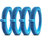 AR-PRO Replacement Tires with Super Hump | Compatible with Poolvergnuegen 896584000-143, Fits Select Poolvergnuegen/Hayward Phoenix Cleaners, 4-Pack
