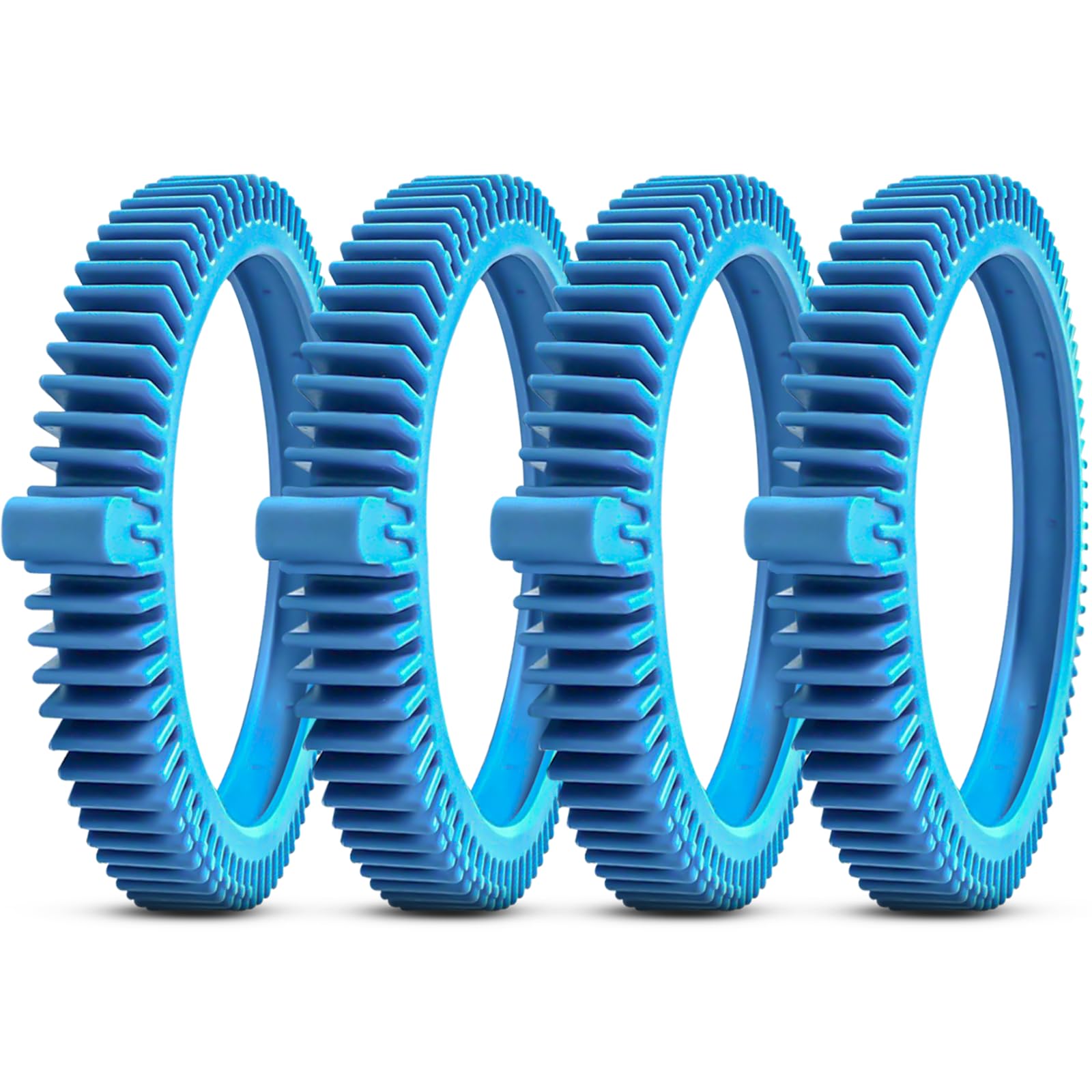 AR-PRO Replacement Tires with Super Hump | Compatible with Poolvergnuegen 896584000-143, Fits Select Poolvergnuegen/Hayward Phoenix Cleaners, 4-Pack