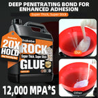 Shabebe Rock Glue for Landscaping 1 Gallon, Ultra-Stick Mulch Bond Gravel Binder & Stone Adhesive, 100% Water-Permeable Pea Gravel Stabilizer, Long-Lasting Rock Glue for Paths, Patios & Borders