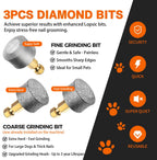 Whisper Quiet Dog Nail Grinder Safe & Stress-Free for Sensitive Dogs Cats