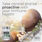 FitLife Brands Adults Nutrition Advanced Immune Booster – Comprehensive Immune Suppor with Elderberry, Vitamin C, Vitamin D, Zinc and 5 Billion CFU Probiotic - Herbal Immune Defense (90 Capsules)