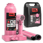 DNA Motoring 2 Tons Hydraulic Car Bottle Jack, Pink, 4000 lbs Capacity