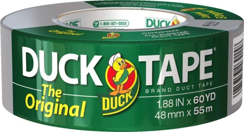 The Original Duck Brand Duct Tape, 1-Pack 1.88 Inch x 60 Yard, Silver (394475)