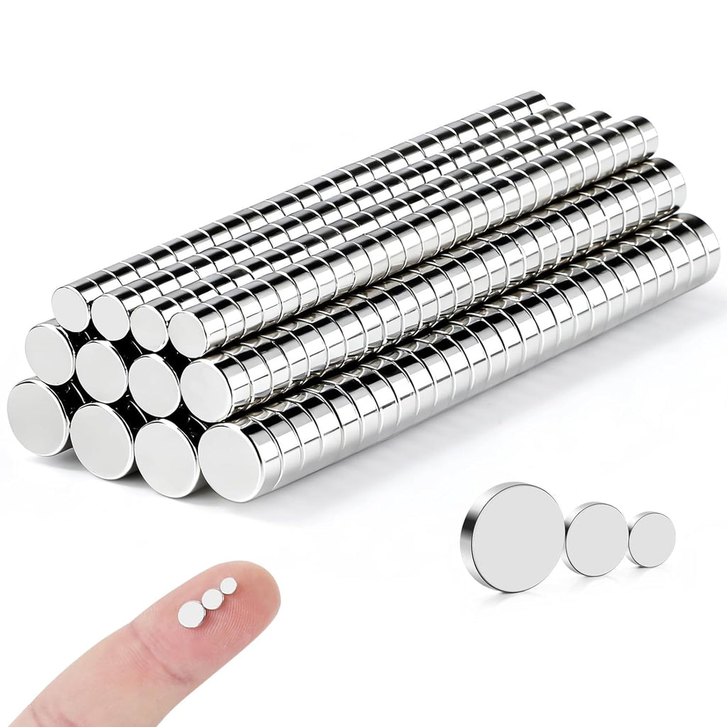 TRYMAG 660Pcs Small Magnets, 3 Different Sizes Neodymium Magnet